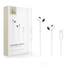 Slúchadlá Tech-Protect Ultraboost Type-C Earphone Core G2 White