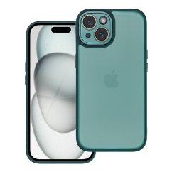 Kryt Ochranné sklo Variete Case iPhone 15 Dark Green