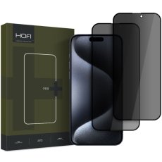 2ks v balení, set Anti-Spy ochranných skiel Glass Pro+ 2-Pack iPhone 16 Pro / 17 / 17 Pro Privacy