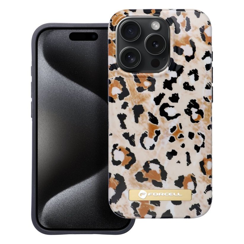 Kryt Forcell F-Protect Mirage Case s MagSafe iPhone 15 Wild Panther