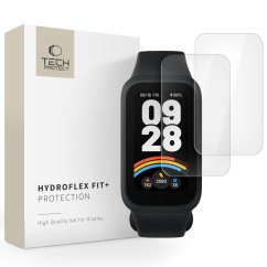 Remienok Hydrogelova fólia Tech-Protect Anti-Spy Tvrdená Fólia Fit+ 2-Pack Xiaomi Smart Band 9 Active Clear