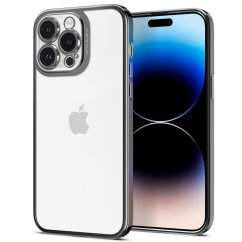 Kryt Spigen Optik Crystal iPhone 14 Pro Max Chrome Grey