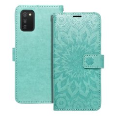 Kryt Forcell MEZZO Book Samsung Galaxy A03 mandala zelený Kryt Forcell MEZZO Book Samsung Galaxy A03 mandala zelený