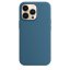 iPhone 13 Pro Max Silicone Case s MagSafe - Blue Jay design (modrý)