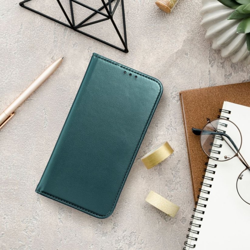 Kryt Smart Magneto Book Case iPhone 14 Pro Dark Green