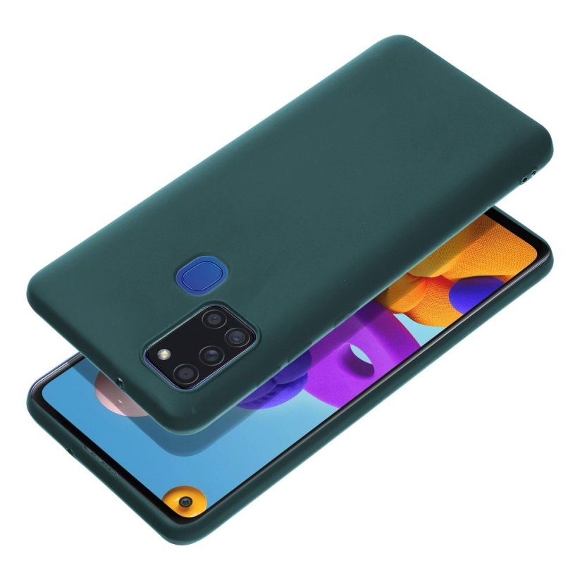 Kryt Matt Case Samsung Galaxy A21S Dark Green