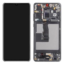 OLED displej + dotykové sklo Huawei P30 s rámom (čierny)
