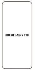Hidrogél - védőfólia - Huawei Nova Y70