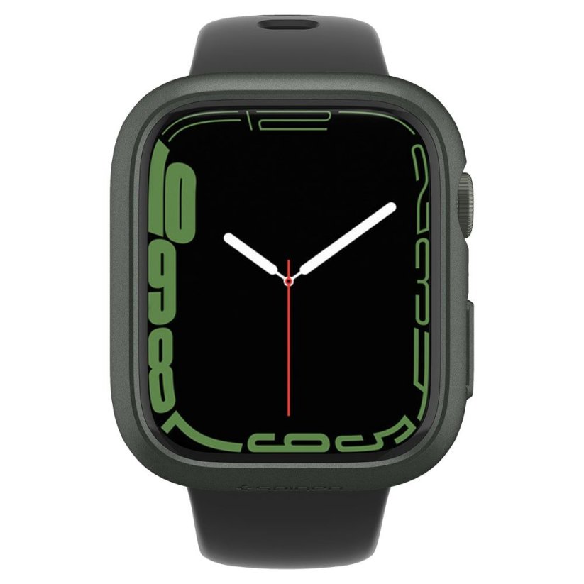 Kryt Spigen Thin Fit Apple Watch 7 / 8 / 9 (45 mm) Military Green