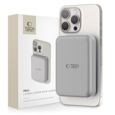 Externá batéria Tech-Protect Pb11 Lifemag Magsafe Power Bank 10000Mah Titanium