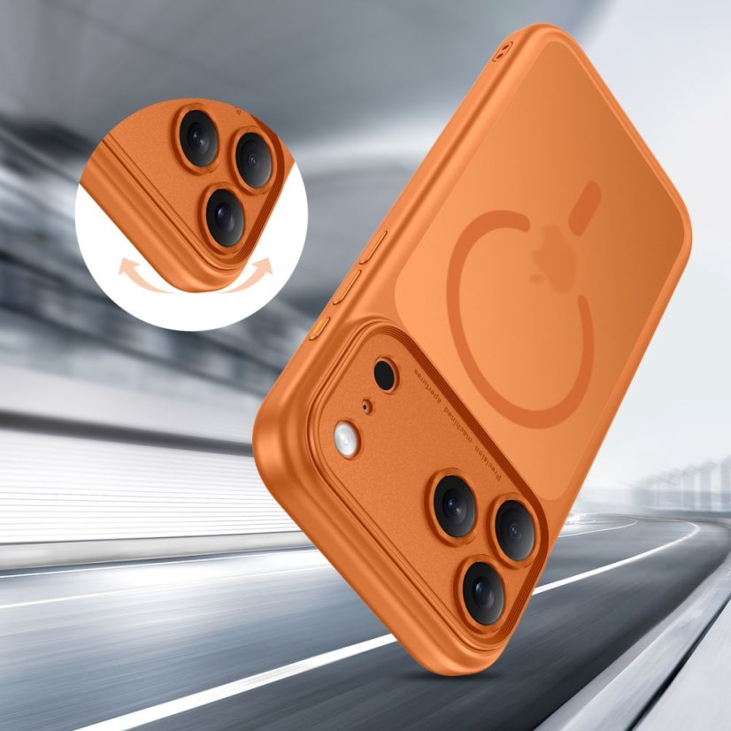 Kryt Tech-Protect Magpeak Magsafe Cc iPhone 17 Pro Matte Cosmic Orange