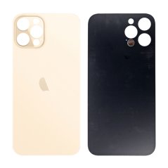 Apple iPhone 12 Pro Max - Sklo zadného housingu so zväčšeným otvorom na kameru (Gold)