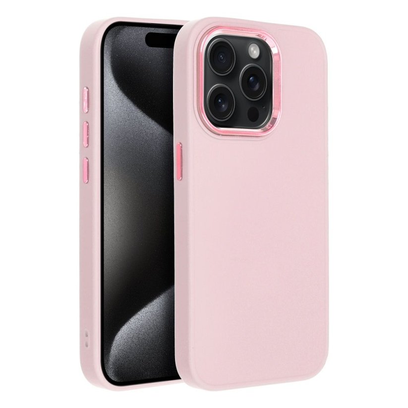 Kryt Frame Case iPhone 15 Pro Powder Pink