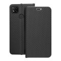 Kryt Luna Book Carbon Xiaomi Redmi 9C / 9C Nfc Black