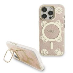 Guess PC/TPU Electroplated Stand Camera Frame MagSafe zadný kryt s Vyměnitelným Pozadím pre iPhone 16 Pro Guess PC/TPU Electroplated Stand Camera Frame MagSafe zadný kryt s Vyměnitelným Pozadím pre iPhone 16 Pro