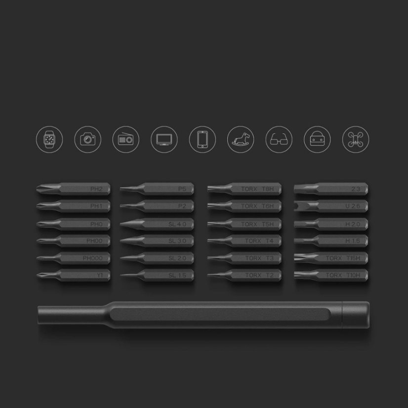 Kiváló minőségű alumínium szerszámkészlet - 24in1