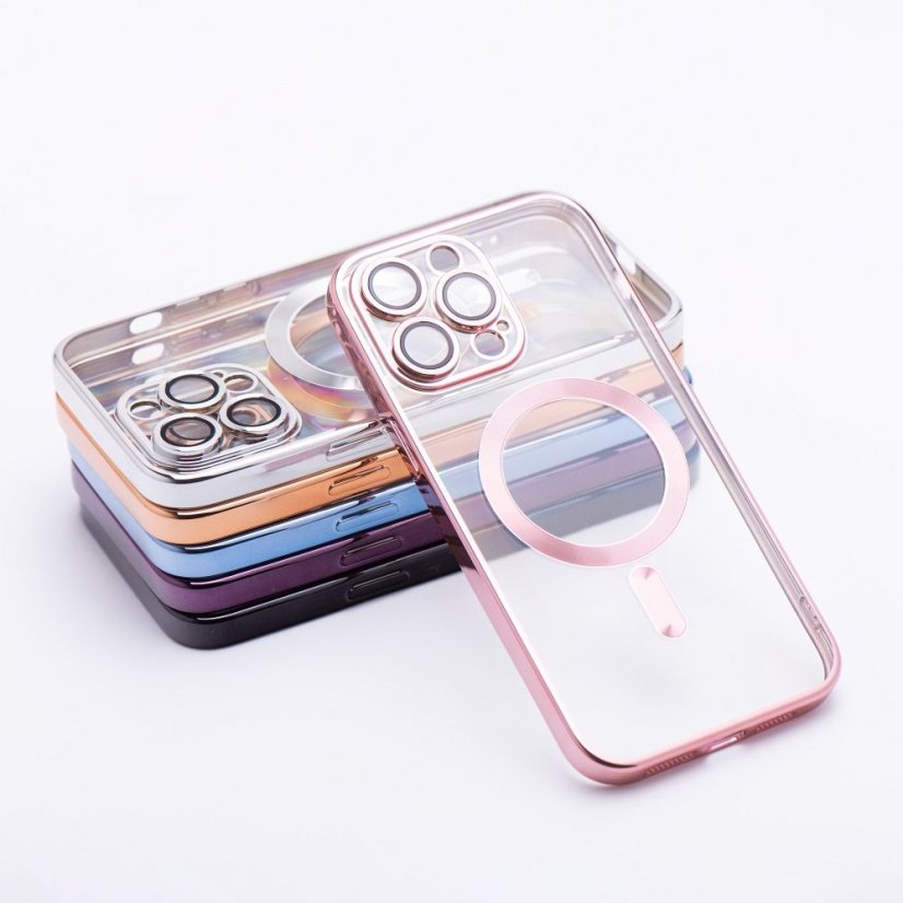 Kryt Case iPhone 16E (SE 4 2025) / 17E Electro Mag Cover s MagSafe Rose-Gold