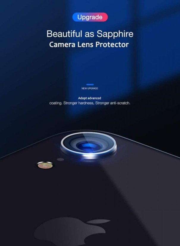 2PACK - ESR Prémiové ochranné tvrdené sklo zadnej kamery pre Apple iPhone XR