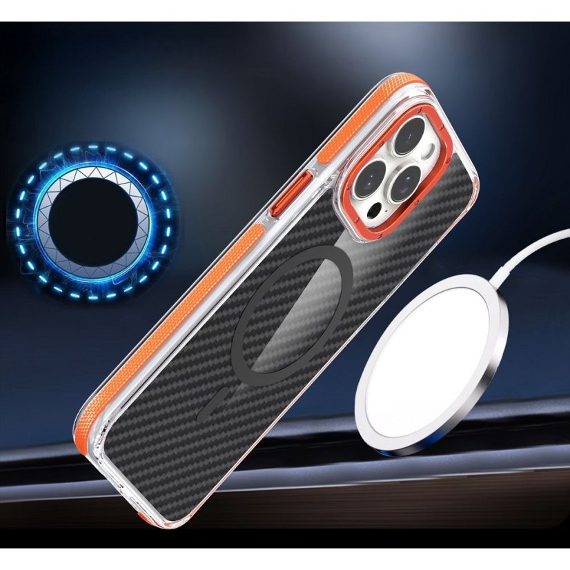 Kryt Case Xiaomi Redmi 14C / Poco C75 4G Fiber s MagSafe Orange