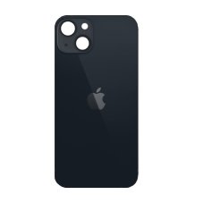 Apple iPhone 13 Mini - zadní sklo krytu se zvětšeným otvorem na kameru (Midnight)