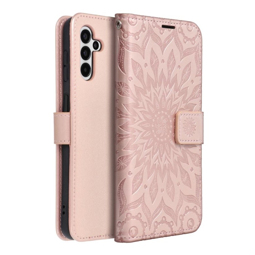 Kryt Mezzo Book Case Samsung Galaxy A13 5G / A04S Mandala Rose Gold