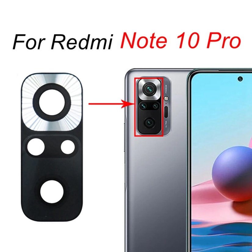 Csereüveg a hátsó kamerához - Xiaomi Redmi Note 10 Pro