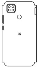 Hidrogél - hátsó védőfólia - Xiaomi Redmi 9C Hidrogél - hátsó védőfólia - Xiaomi Redmi 9C