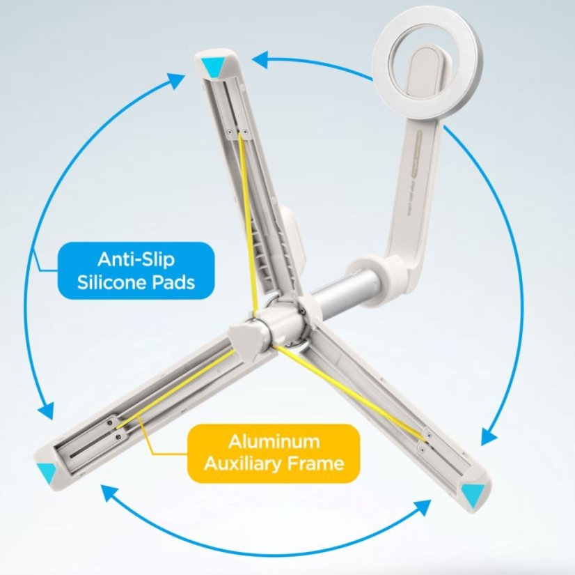 Selfie bot Spigen S571W Magsafe Bluetooth Selfie Stick állvány Dune Beige