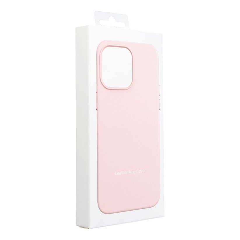 Kryt Leather Mag Cover Case iPhone 15 Sand Pink