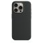 iPhone 15 Pro Max Silicone Case s MagSafe - Black design (čierny)