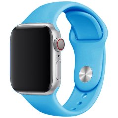 Remienok pre Apple Watch (42/44/45mm) Sport Band, Deep Sky Blue, veľkosť S/M