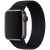 Řemínek pro Apple Watch (42/44/45mm) Elastic Nylon, velikost 150-165mm - black