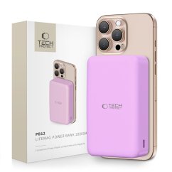 Externá batéria Tech-Protect Pb12 Lifemag Magsafe Power Bank 20000Mah Lilac