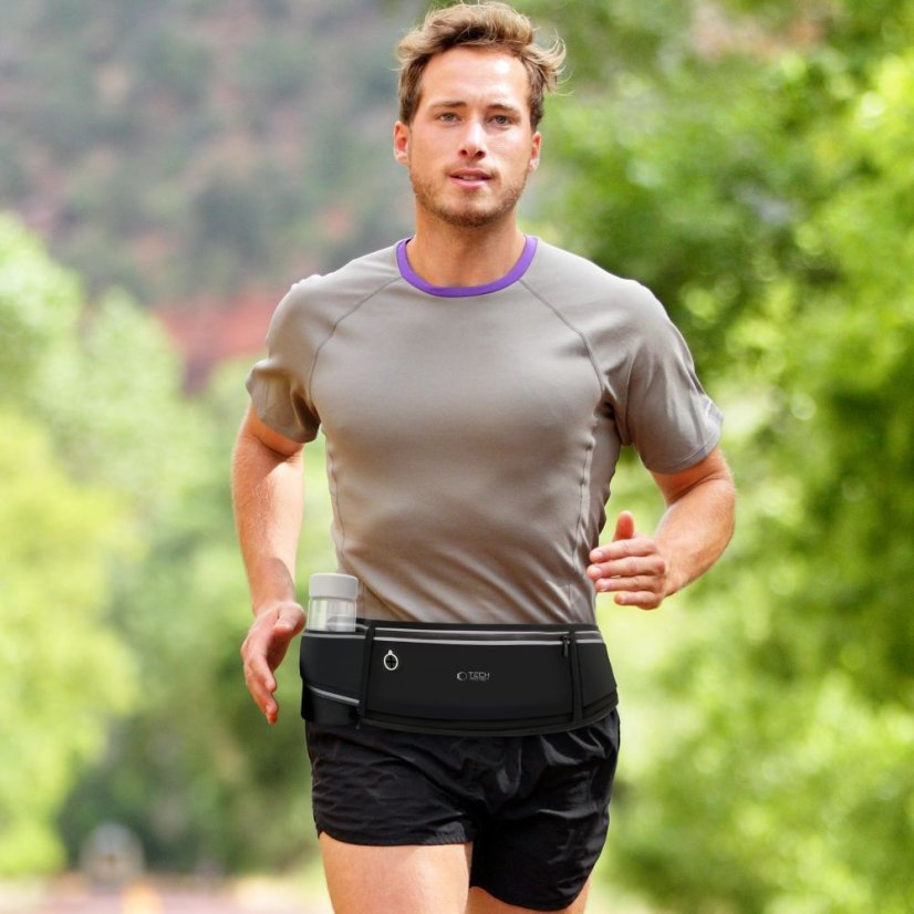 Tech-Protect M3 univerzális sport deréktáska Black