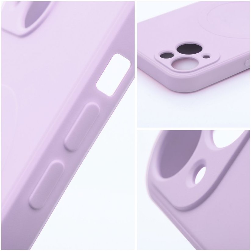 Kryt Silicone Mag Cover Case s MagSafe iPhone 14 Plus Pink