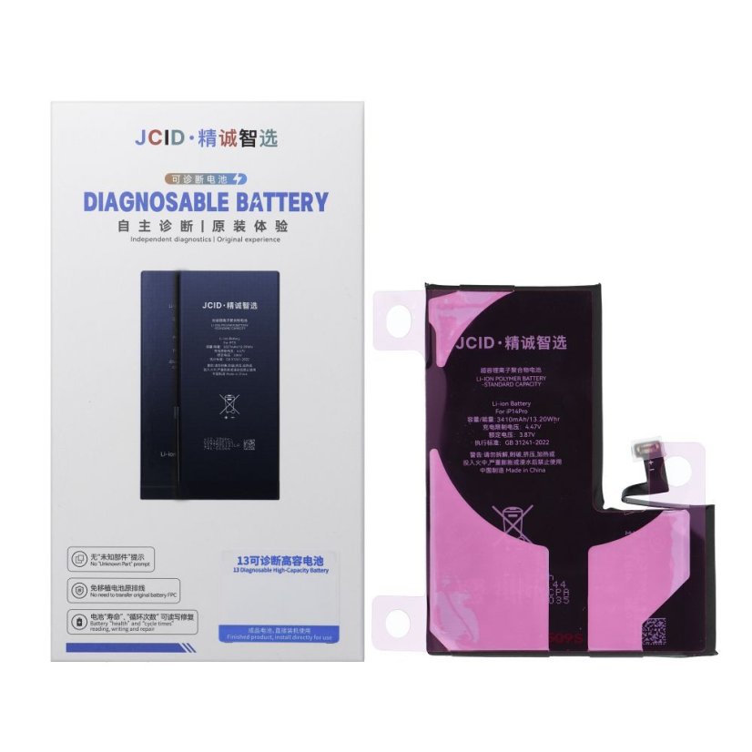 Akkumulátor Jcid Diagnosable (Used) Battery iPhone 14 Pro 3410 mAh (High Capacity)