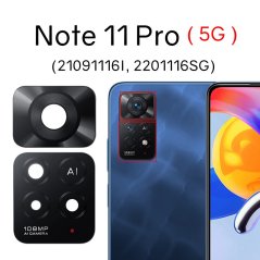 Náhradné sklo zadnej kamery - Xiaomi Redmi Note 11 Pro 5G Náhradné sklo zadnej kamery - Xiaomi Redmi Note 11 Pro 5G