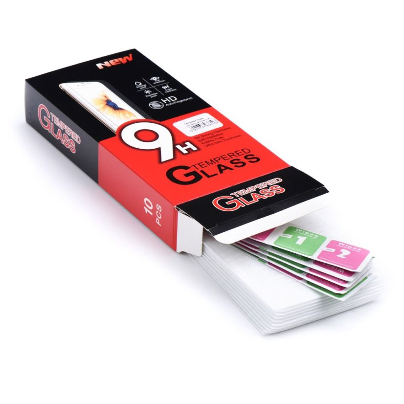 10PACK - 10ks v balení - Ochranné tvrdené sklo - iPhone 15 Plus / 16 Plus