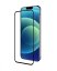 Védő edzett üveg fekete élekkel Apple iPhone 12 készülékhez Védő edzett üveg fekete élekkel Apple iPhone 12 készülékhez