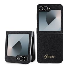 Guess PC/TPU Glitter Flakes Metal Logo zadný kryt pre Samsung Galaxy Z Flip 6 Black Guess PC/TPU Glitter Flakes Metal Logo zadný kryt pre Samsung Galaxy Z Flip 6 Black