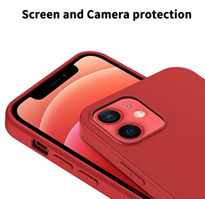 Slim Minimal iPhone 12 red