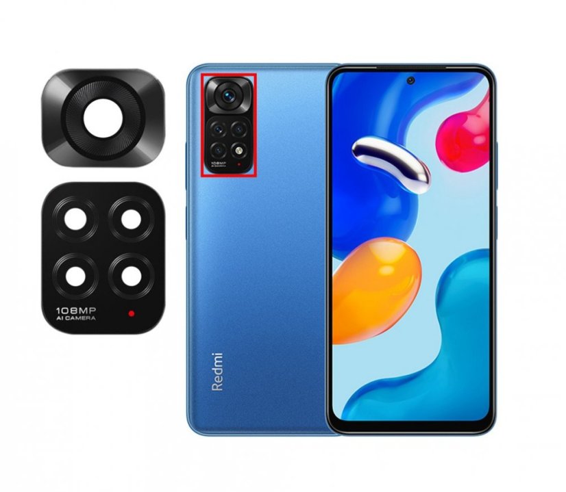 Csereüveg a hátsó kamerához - Xiaomi Redmi Note 11S