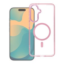 Kryt Case Frame Clear Hybrid Mag Cover s MagSafe Samsung Galaxy A57 Powder Pink