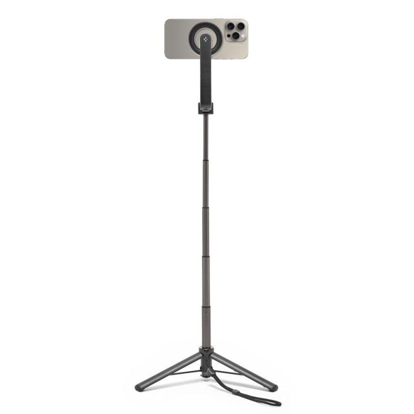 Selfie tyč Spigen S571W Magsafe Bluetooth Selfie Stick Tripod Black