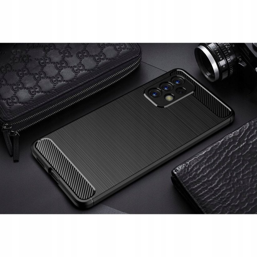 Kryt Tech-Protect TPUcarbon Samsung Galaxy A23 5G Black