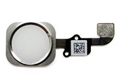 iPhone 6, iPhone 6 Plus - Home button + home button flex (biely) iPhone 6, iPhone 6 Plus - Home button + home button flex (biely)
