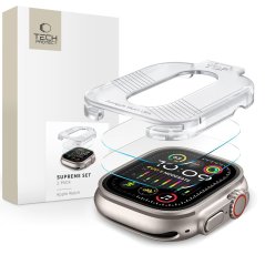 2ks v balení, set ochranných skiel Tech-Protect Supreme Set 2-Pack Apple Watch Ultra 1 / 2 (49 mm) Clear 2ks v balení, set ochranných skiel Tech-Protect Supreme Set 2-Pack Apple Watch Ultra 1 / 2 (49 mm) Clear