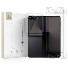 Ochranná sada Tech-Protect Easy Set Foil & Glass Fit+ 4v1 pro Samsung Galaxy Z Flip 7 / 8 Clear
