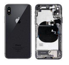 Apple iPhone X - Zadný housing s predinštalovanými dielmi (Space Gray)