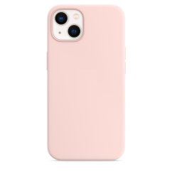 iPhone 13 Silicone Case s MagSafe - Chalk Pink design (ružový)